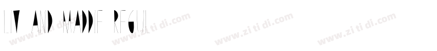Liv and Maddie Regul字体转换